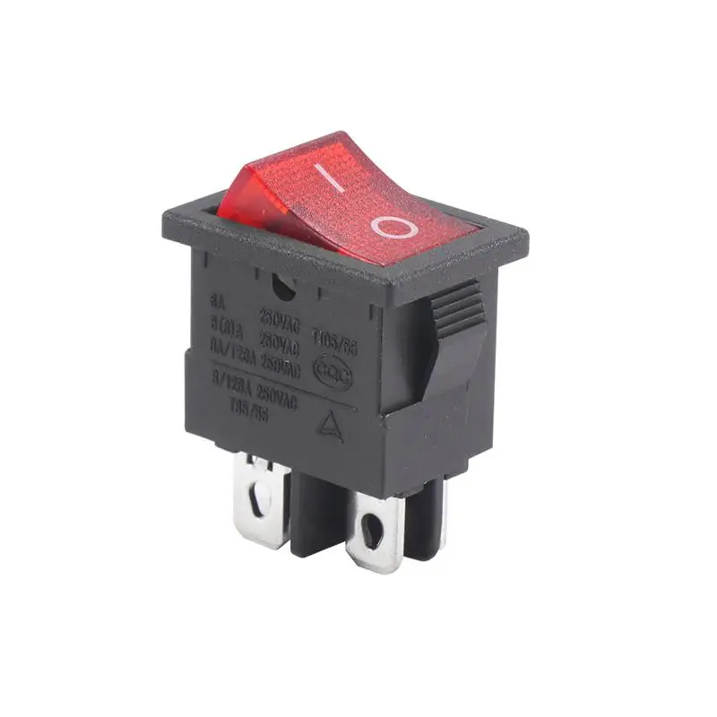 Новинка 250 В 3 контактный клавишный выключатель питания IEC320 C14 Стандартный