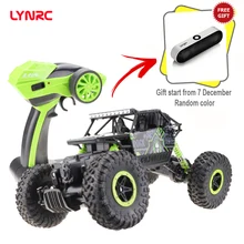 Lynrc RC автомобиль 4WD 2,4 ГГц альпинистский автомобиль 4x4 двойные двигатели Bigfoot автомобиль пульт дистанционного управления модель внедорожный автомобиль игрушка