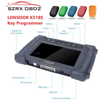 

LONSDOR K518S Auto Key Programmer For All Makes 4th&5th immo Basic Version For All Makes Free For BMW FEM/EDC of SKP1000