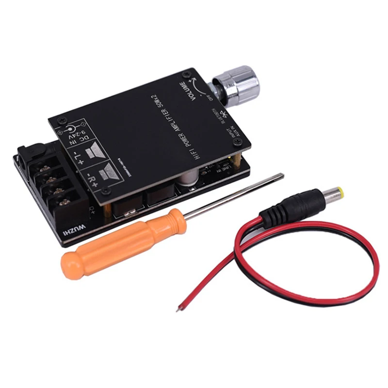 HIFI 2 0 Стерео Bluetooth цифровой усилитель мощности плата TPA3116 50WX2 аудио модуль