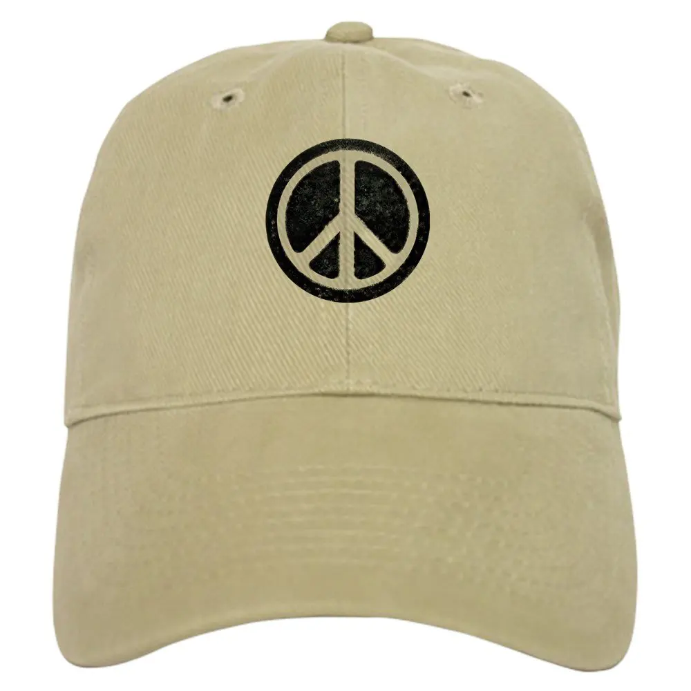 Оригинальная винтажная бейсболка со знаком мира