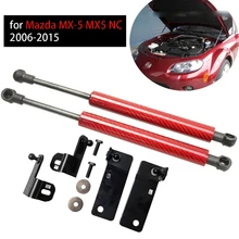Capó delantero para coche Mazda MX-5, amortiguador de Gas, compatible con MX5 NC 2006-2015