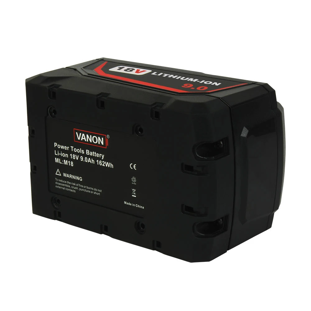 VANON для батареи MILWAUKEE M18 18V 9000mAh 9 0 Ah литий ионная аккумуляторная батарея M18B ионный HD