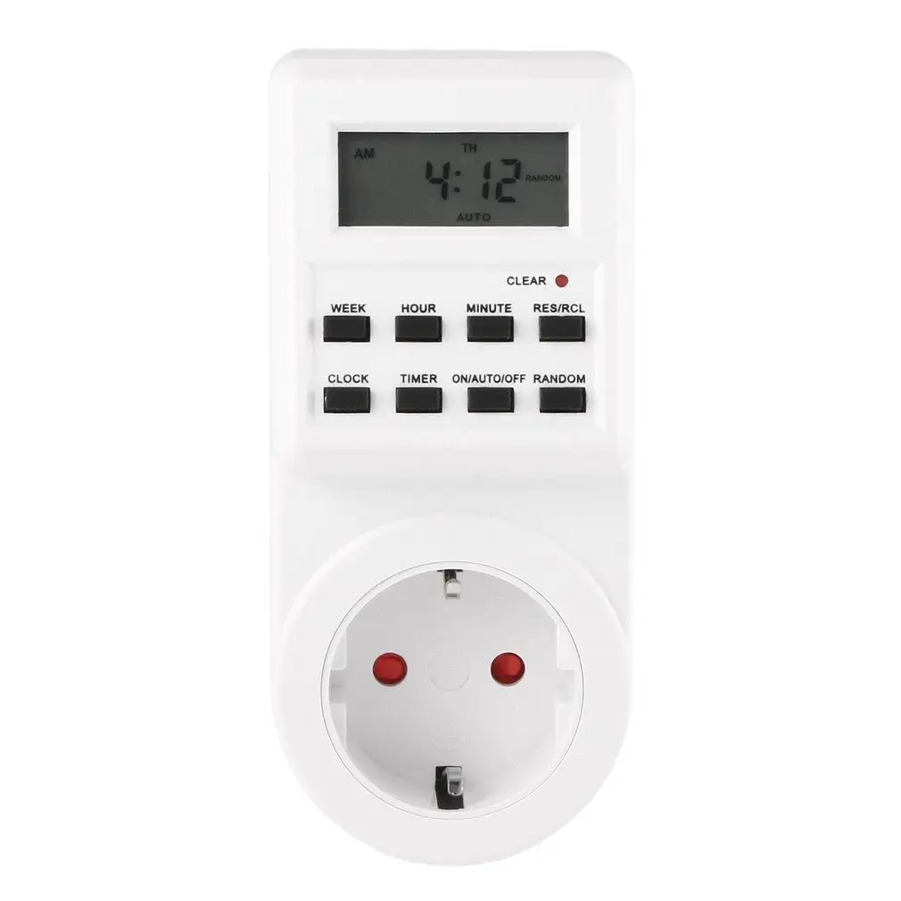 Plug-in Programmable Timer Switch Socket with Clock Summer Random Function UL | Безопасность и защита