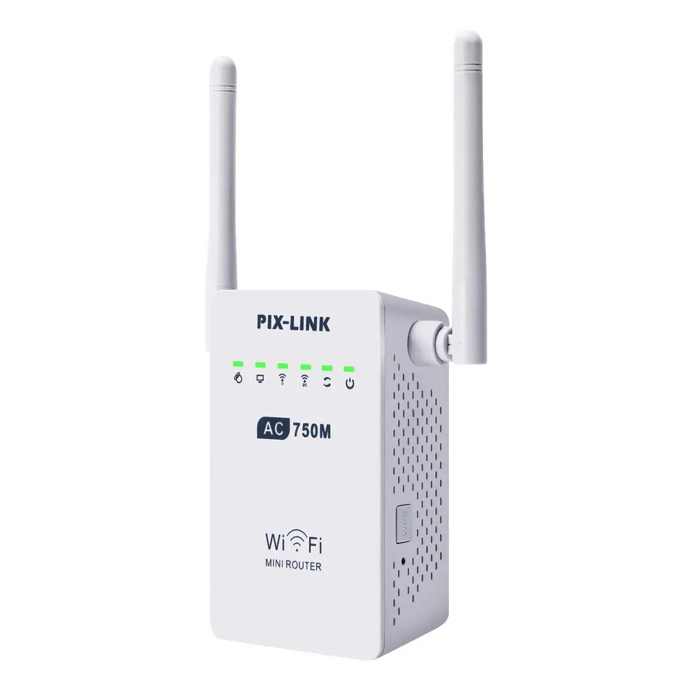 Параллельный Wi-Fi расширитель диапазона AC750M двухдиапазонный беспроводной AP/повторитель/маршрутизатор 2,4 ГГц/5 ГГц внешняя антенна США ЕС Великобритания