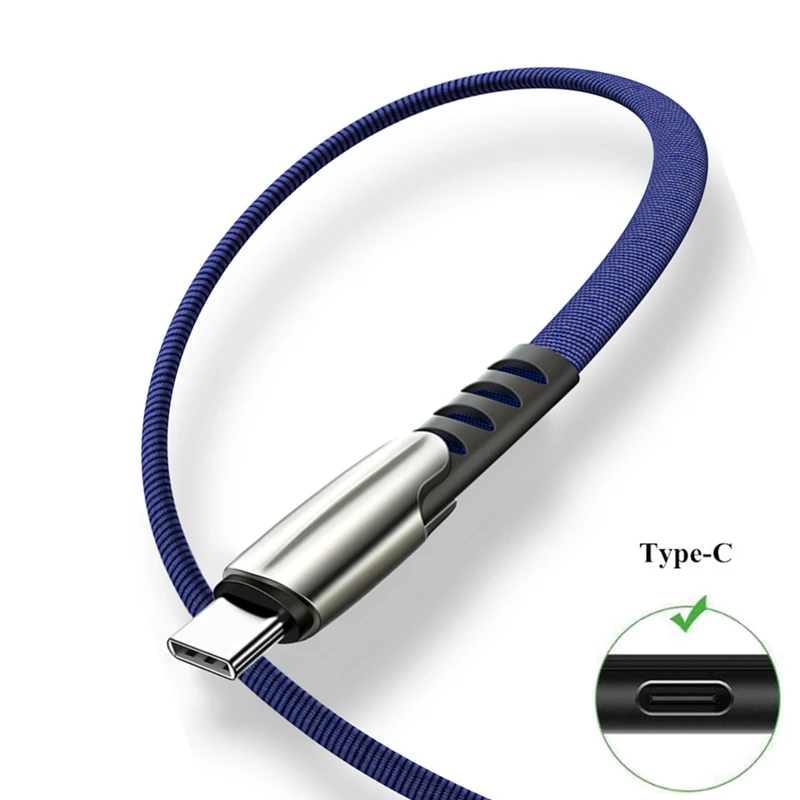 5А высокопрочный USB C 3,1 кабель для samsung NOTE 10 9 8 S9 A20 A20E A50 Nokia 8 LG Stylo 5 Honor 9X view 20 Pro OnePlus 7 5T Phone