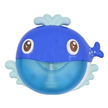 

Bath Automatic Bubble Machine Suctions Cup Musical Maker Blowing Toys Gift Cartoon Kids Shower Water Play Outdoor Bathtub Baby