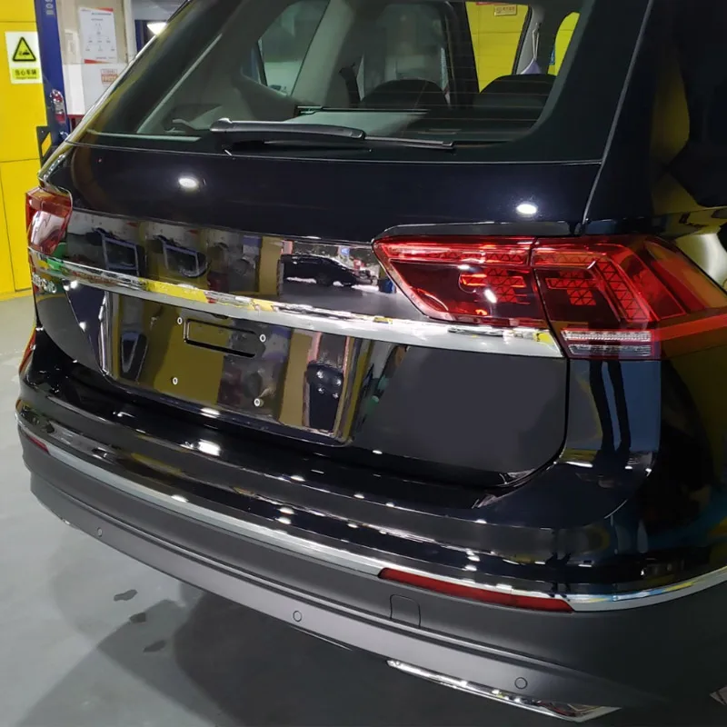 Vtear для VW Tiguan тигуан 2020 2019 2018 задний багажник отделка двери Наружные молдинги