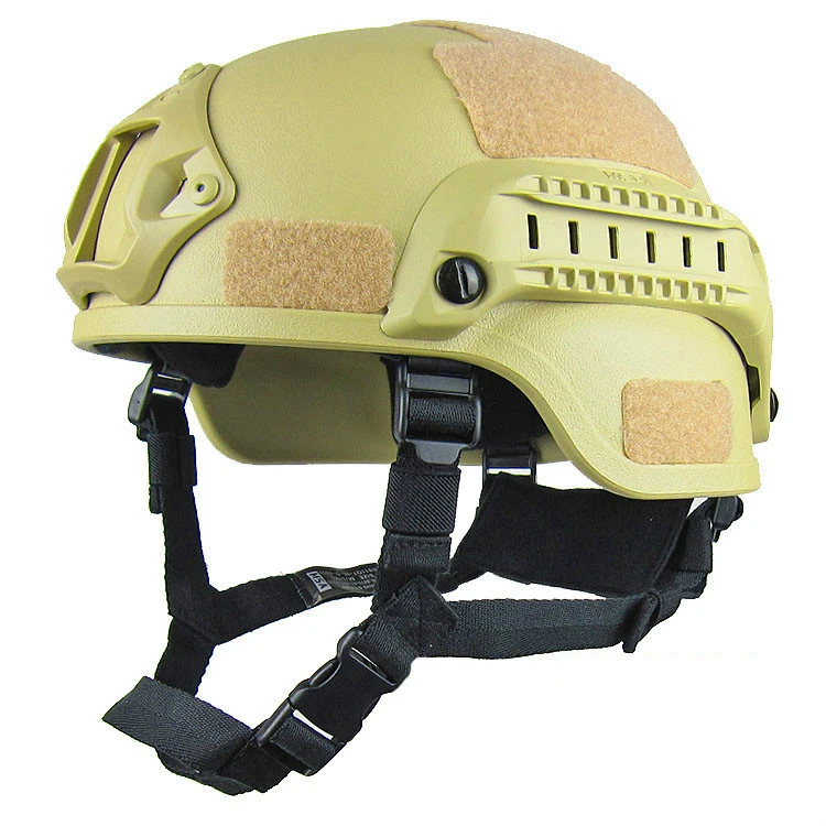 Casque tactique rapide léger ventilateur militaire casque de canon à eau lunettes spéciales guide casque de combat de camouflage