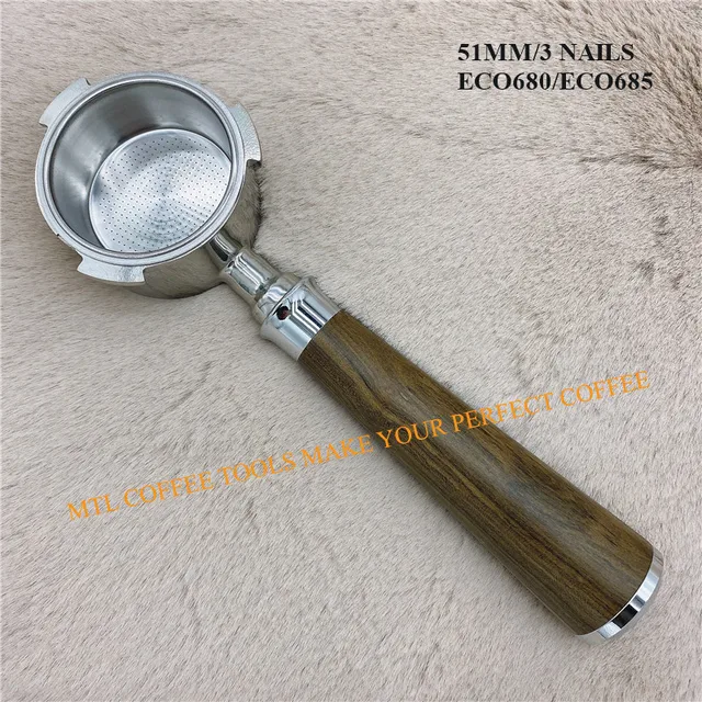 Ec680 Ec685 Bottomless Portafilter 51mm For Delonghi Dedica Machine Espresso Filter Replacement Basket Ø¨ÙˆØ±ØªØ§ÙÙ„ØªØ± Ø¯ÙŠÙ„ÙˆÙ†Ø¬ÙŠ Coffee Filters Aliexpress