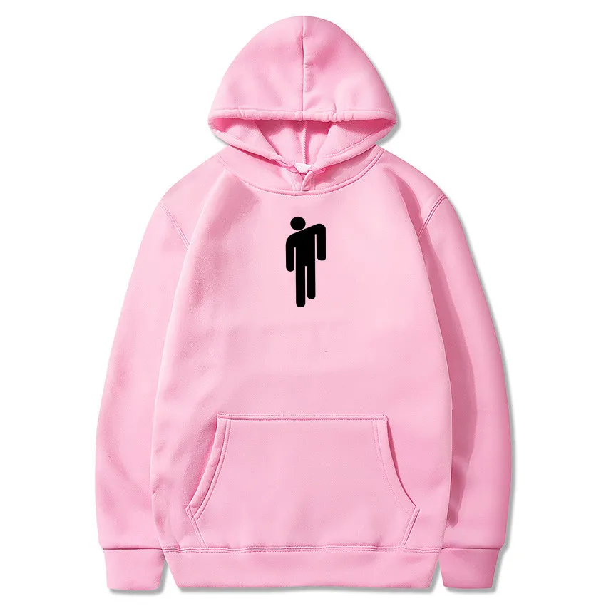 Moda mujer Casual Hoodies Eilish Sudadera capucha hombres de manga larga Hoodies Harajuku Hip Hop Streetwear ropa abrigo|Sudaderas capucha y sudaderas| - AliExpress