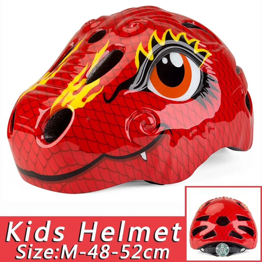 Children Cycling Helmet with Taillight Child Skating Riding Safety bike Helmet Kids Balance mtb Bike Bicycle Protective Helmet - Цвет: M5006