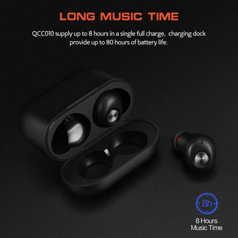 Беспроводные наушники Anomoibuds Qualcommchip Aptx Tws Bluetooth V5.0 спортивные шумоподавление 2