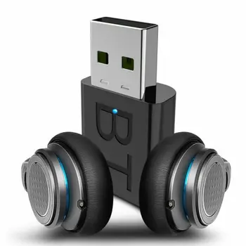 

High Quality USB Bluetooth 5.0 Transmitter Receiver Wireless Audio Dongle AUX Port Adapter