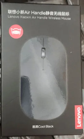Lenovo Xiaoxin Air Handle беспроводная мышь 4000 dpi Bluetrack технология мышь для игрового ПК офиса дома - Цвет: Cool Black