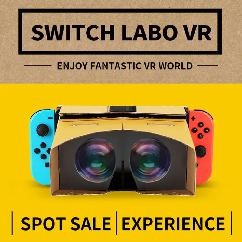 Складной картон The Legend Zeldas willerness Odyssey DIY картонная коробка для пульта переключения NS Labo VR аксессуары