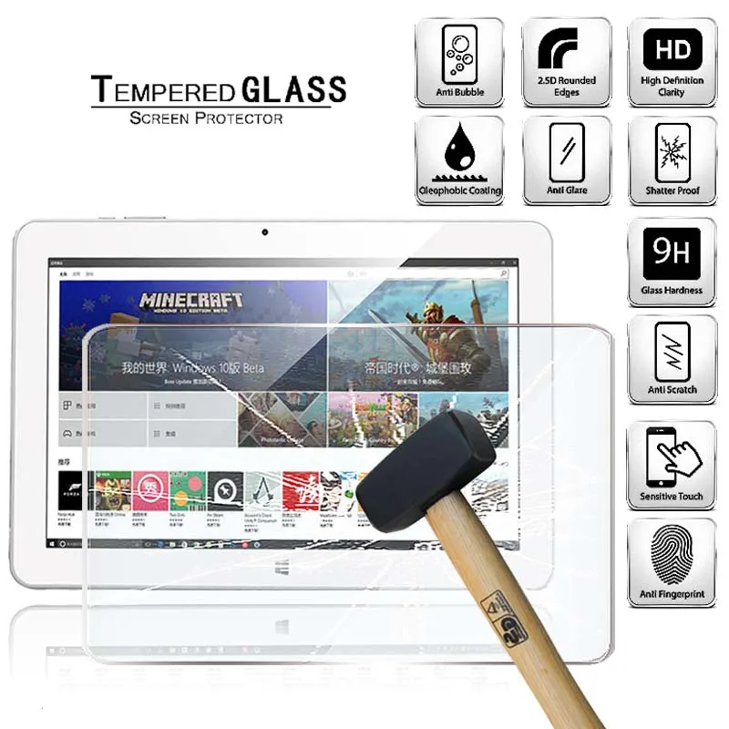 

Tablet Tempered Glass Screen Protector Cover For Cube MIX Plus 10.6 Incn HD Anti-Screen Explosion-proof Breakage Tempered Film