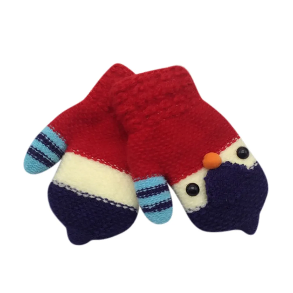 Милые однотонные перчатки для новорожденных девочек и мальчиков; зимние теплые перчатки; теплая верхняя одежда; перчатки для детей; Handschoene