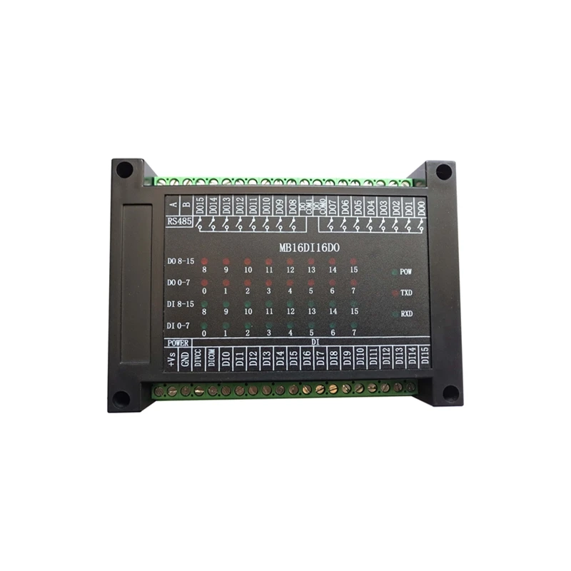 

Switching input and output 16 way to open 16 way relay output module RS485 MODBUS-RTU communication