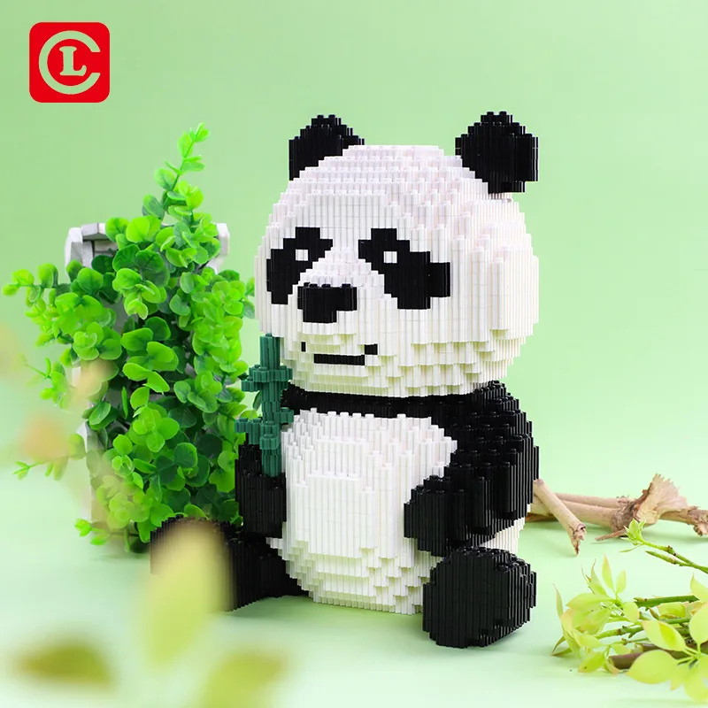

Cute Cartoon Animal Panda Building Blocks 3D Model Kits Mini Diamond DIY Bricks Assemble Toy for Children Boys Gifts 3689PCS