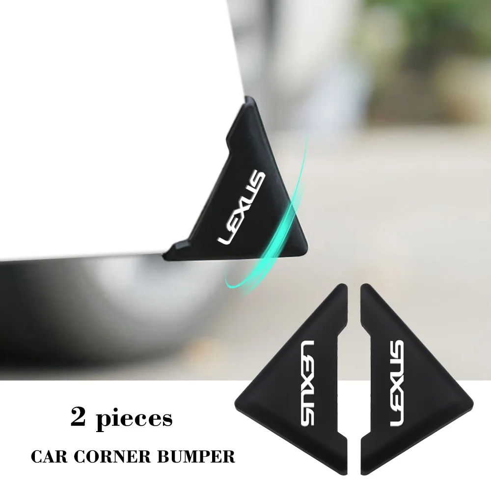 

2PCS Car Exterior Door Corner Protective Cover Door Anti-collision For Lexus CT200h F Sport ES LS IS GS LC RC GC RX UX NX LX GX