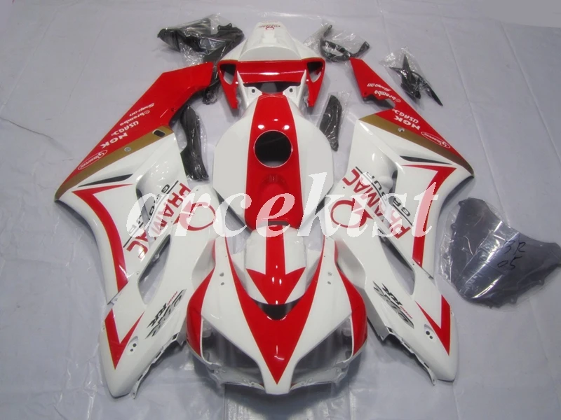 4 подарки литья под давлением ABS полный обтекатель комплект Подходит для Honda CBR1000RR cbr1000 04 05 2004 2005 набор кузова белый красный