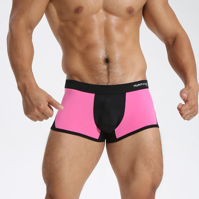 Мужские боксеры сексуальное белье шорты хит цвет мужское нижнее Cueca Calzoncillos Hombre
