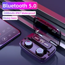 Оригинальные беспроводные наушники M11 TWS Bluetooth 5,0 наушники-вкладыши шумоподавление HiFi IPX7 Водонепроницаемая гарнитура для спорта