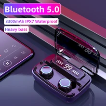 Original Wireless Headphones M11 TWS Bluetooth 5 0 In ear earphone Noise reduction HiFi IPX7 Waterproof Headset for sports