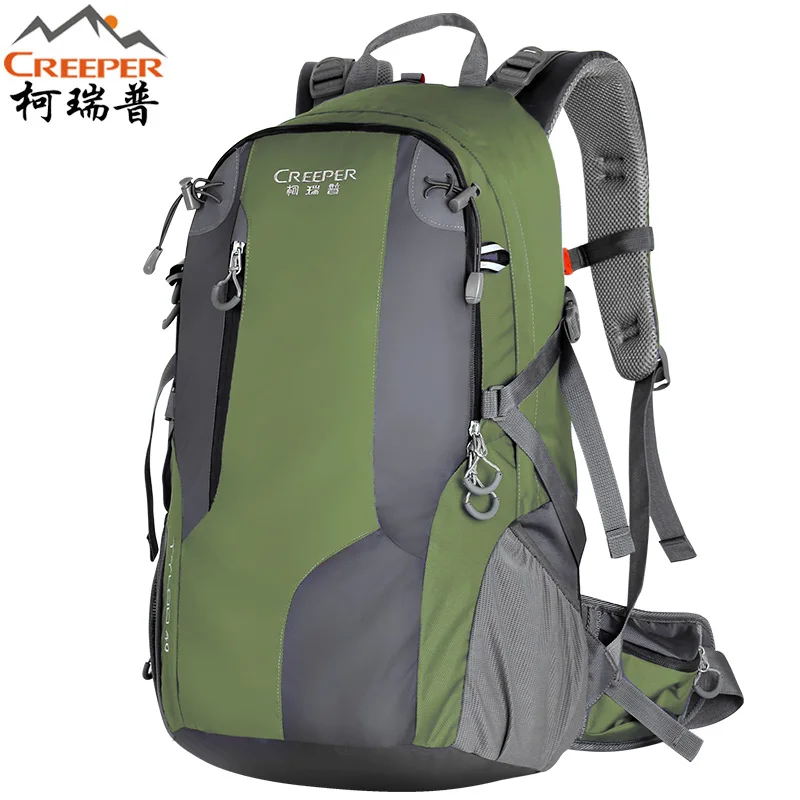 Водонепроницаемый рюкзак для скалолазания, рюкзак 40/50 л, спортивная сумка для улицы, рюкзак для путешествий, походный рюкзак, Женский походный рюкзак, мужская сумка - Color: Army green