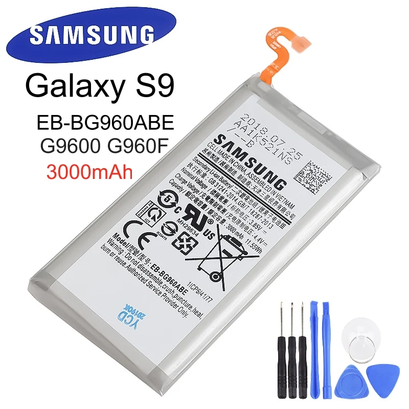Аккумулятор Samsung для Galaxy S9 G9600 EB-BG960ABE SM-G960F G960F G960 SM-G960 мА · ч 3000 | Мобильные телефоны