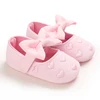 0-18M Lovely Pink Spring Autumn Style Lovely Bow Solid Color Princess Shoes 0-18 Months Baby Casual Shoes Newborn Toddlers 2