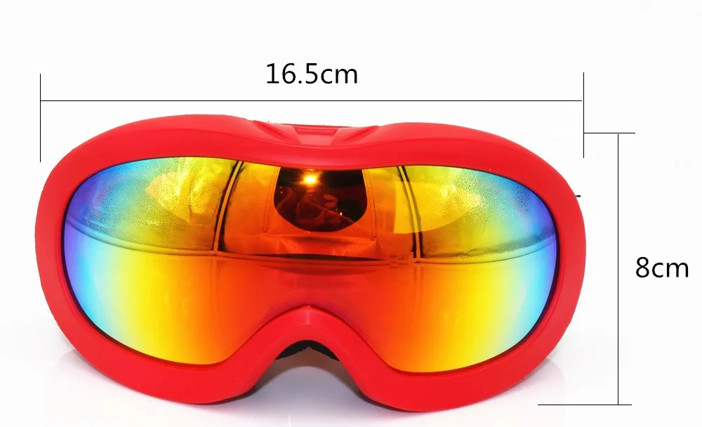 Детские сноубордические очки для мальчиков и девочек детские лыжные с двойной