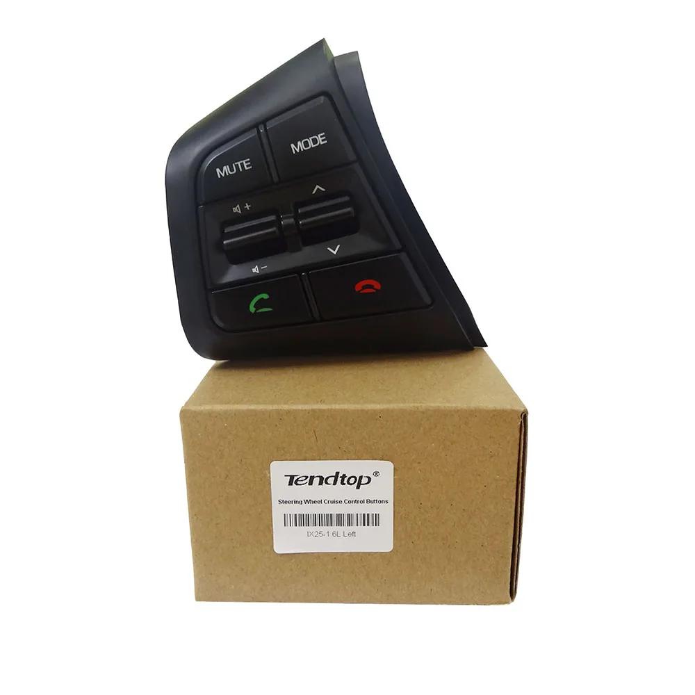 Круиз-контроль Кнопка рулевого колеса для hyundai IX25 creta 1,6 л/2.0л Bluetooth телефон пульт дистанционного управления аудио переключатель Левая кнопка