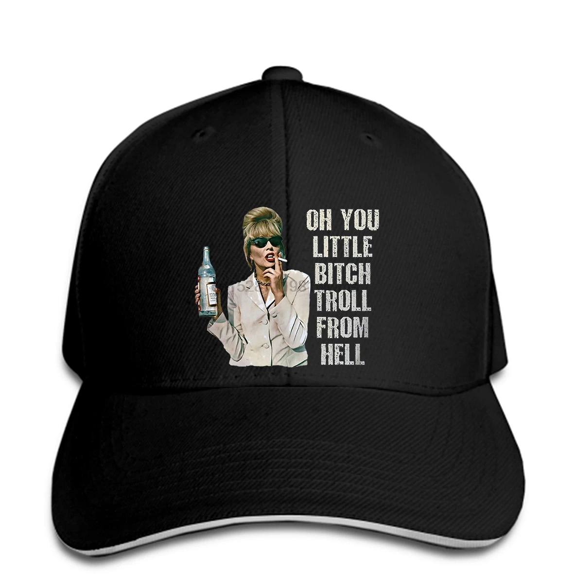 Бейсбольная кепка OH YOU LITTLE Bitch TROLL от HELL, абсолютно сказочная забавная бейсболка Пэтси