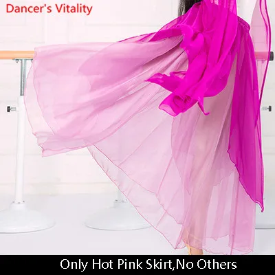 Only Skirt as Photo Новая женская одежда для танца живота, модное пальто юбка с разрезом, восточные Индийские танцы, костюм для выступлений - Цвет: Only Skirt as Photo