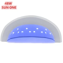 SUN ONE фототерапия машина светодиодный автоматический индукционный 48 Вт быстрая сушка Солнечная лампа лак для ногтей