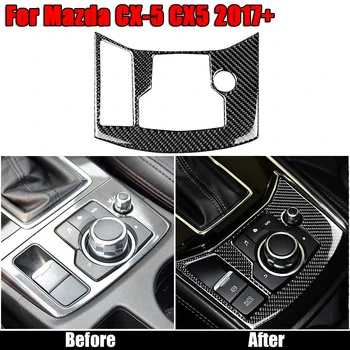 

Carbon Fiber Console Gear Shift Panel Frame Cover Fit for Mazda CX-5 CX5 2017 2018