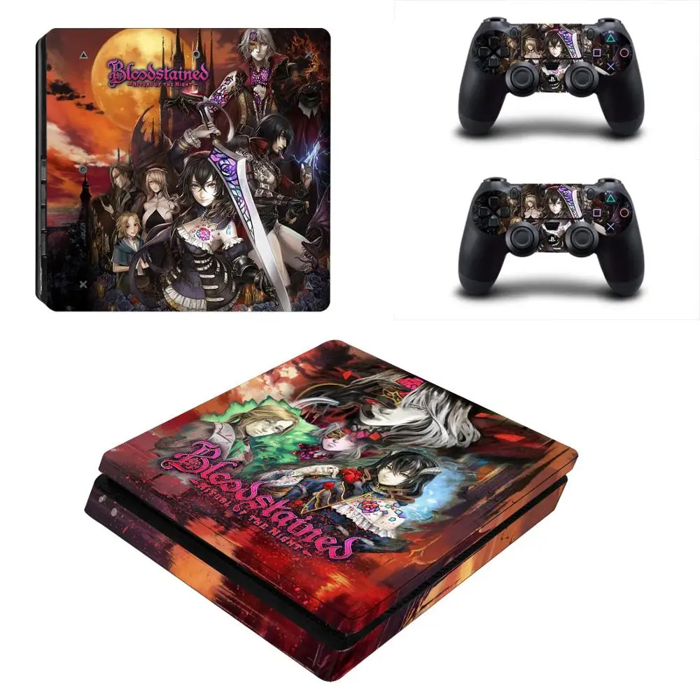 YSP4S-2350 Кровоокрашенные: ритм ночи PS4 тонкие наклейки Play station 4 тонкие виниловые наклейки для кожи Стикеры Adesivo для playstation 4 тонкая консоль и контроллер - Цвет: YSP4S-2350