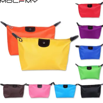 Portable Cosmetic Bag For Women Colorful Waterproof New Travel Dumpling Storage Bags Mini Cute Toiletry Makeup Tote Bags Purses 1