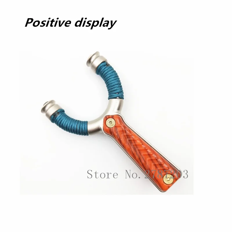 

Alloy clip slingshot, flat rubber band slingshot, outdoor entertainment games and high-precision hunting shooting