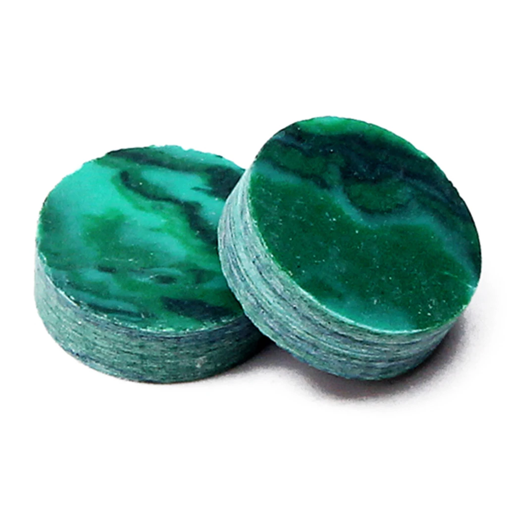 10Pcs Guitar Fretboard Dot Markers Malachite Inlay for Electric Guitar 6.3mm
