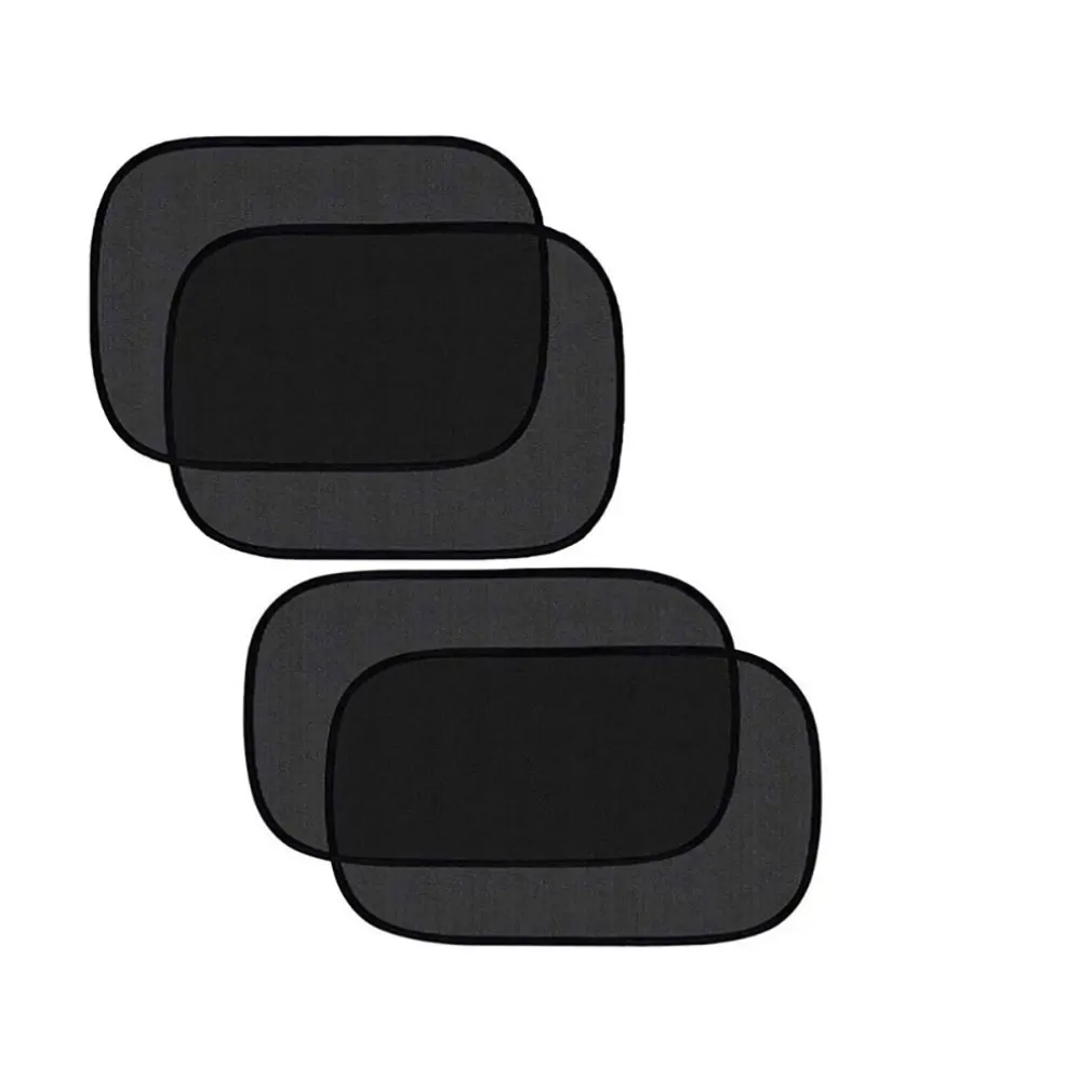 

2Pcs/4Pcs Side Block Black Film Electrostatic Sunshade Full Cover Car Sun Visor Set Car Sunshade Set