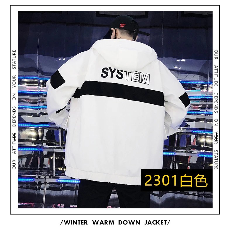 Черная ветровка спортивная куртка уличная Осенняя мужская зимняя парка Erkek Giyim Mont