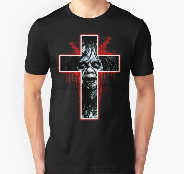 Мужская футболка Regan the Exorcist унисекс wo тройники топ | одежда