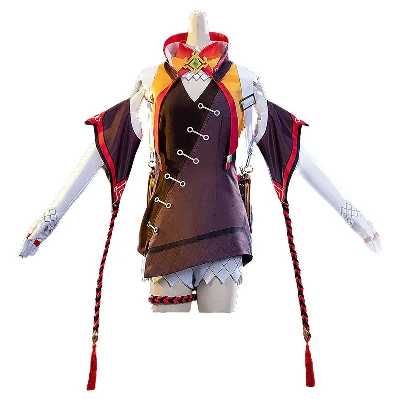 

HoYoverse Game Animation Genshin Impact Xinyan Character Full Set Of Cosplay Two-dimensional Game Clothing Suit Christmas Gift