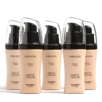 

Face Foundation Cream Concealer Brighten Waterproof Oil Control Full Cover Professional Makeup Facial Matte Base Make Up TSLM1