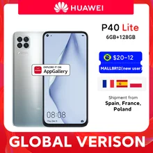 Huawei Hisilicon Kirin 810 P40-Lite Smartphone 6GB 128GB GSM/LTE/WCDMA Supercharge Octa Core