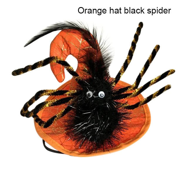 Хэллоуин Волшебная Шляпа ведьмы Pet Wizard Spider cap для кошки собаки вечерние украшения MDJ998