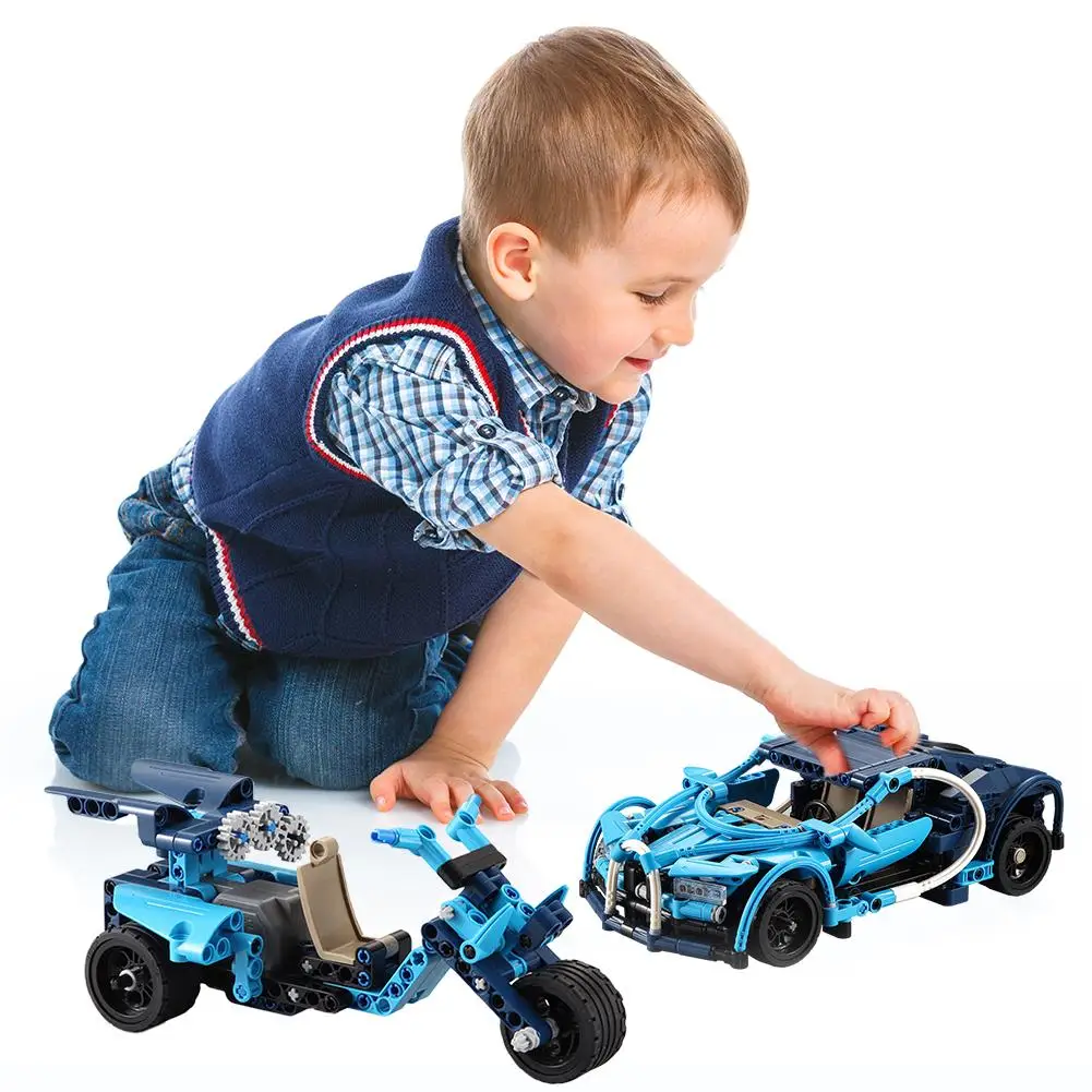 

Assemble Engineering Car Model Hot Selling Safety Expanding Thinking Simplicity 3D Building Blocks Plastic Toy for Children Gift